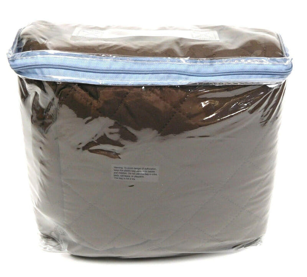 Reversible Sofa Cover 70" Furniture Protector Rose Home Fashion Chocolate Beige