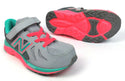 New Balance Toddler Running Shoes Lightweight Comfort Sneakers Grey Size 2 XW