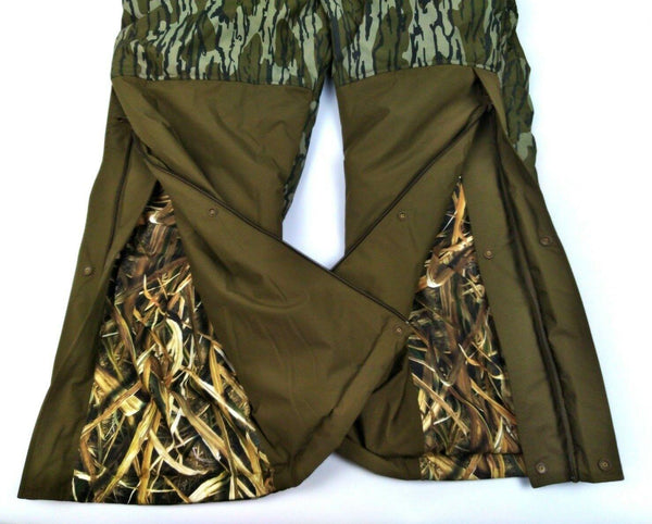 Field & Stream Men's Hunting Bibs Command Hunt Waterfowl Reversible Brown Medium