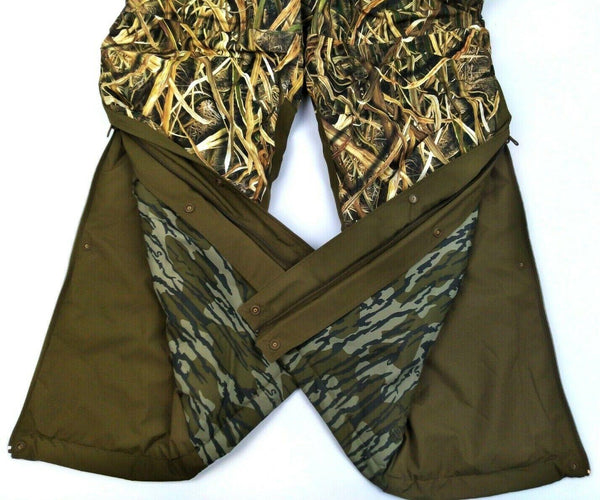 Field & Stream Men's Hunting Bibs Command Hunt Waterfowl Reversible Brown Medium