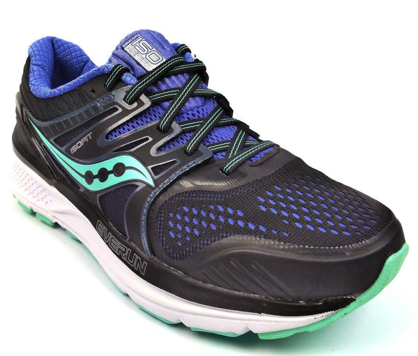 Saucony Women's Running Shoes Redeemer ISO 2 Everun Mesh Upper Black Aqua Violet