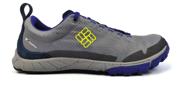 Columbia Men's Hiking Shoes Flightfoot Trail Chartreuse Grey Size 7