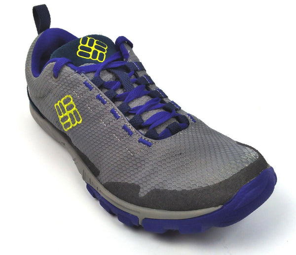 Columbia Men's Hiking Shoes Flightfoot Trail Chartreuse Grey Size 7