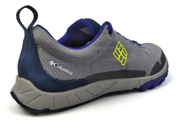 Columbia Men's Hiking Shoes Flightfoot Trail Chartreuse Grey Size 7