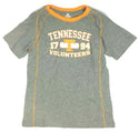 Youth Crew Neck T-Shirt Colosseum Tennessee Volunteers Short Sleeve Tee Grey New