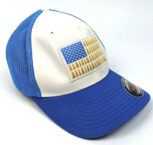 Columbia Mesh Tree Flag Ball Unisex Cap Blue White - Size large / X-Large