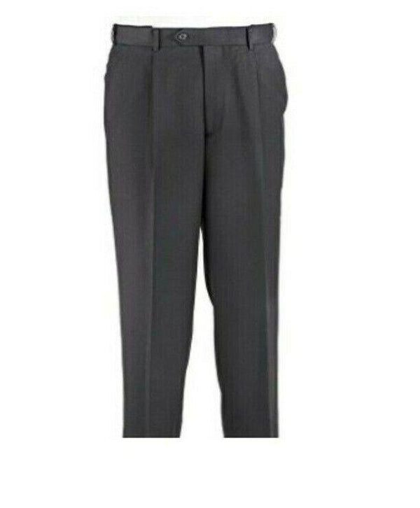 Signature Collection Men's Dress Pants Straight Fit Hidden Expandable Waistband