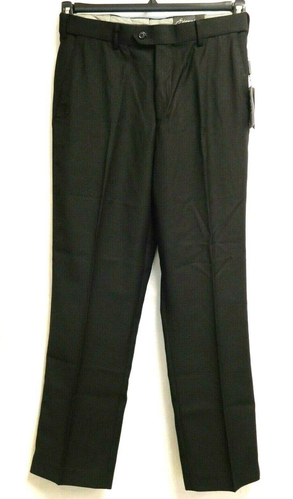 Signature Collection Men's Dress Pants Straight Fit Hidden Expandable Waistband