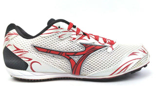 Mizuno Men's Cleated Running Shoes Tempo LD Track and Field White Red Black New