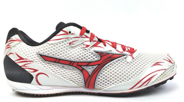 Mizuno Men's Cleated Running Shoes Tempo LD Track and Field White Red Black New