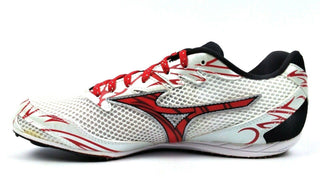 Mizuno Men's Cleated Running Shoes Tempo LD Track and Field White Red Black New