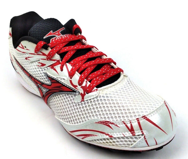 Mizuno Men's Cleated Running Shoes Tempo LD Track and Field White Red Black New