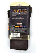 Field & Stream Youth Crew Socks Artic Chill ThermaLite 12" Brown Small New