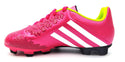 Adidas Big Kids Soccer Cleats Predito LZ TRX FG J Lace Up Pink White New in Box