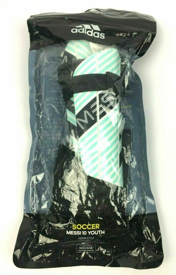 adidas Soccer Hard Shield with Ankle Sock Athletic Sports Shin Guard Size S