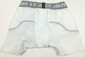 Under Armour Big Kids Boys Solid with Logo White & Grey Baseball Shorts X-Small