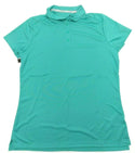 Nike Women's Golf Polo Shirt Dry Short 3 Button Short Sleeve Cabana Large New