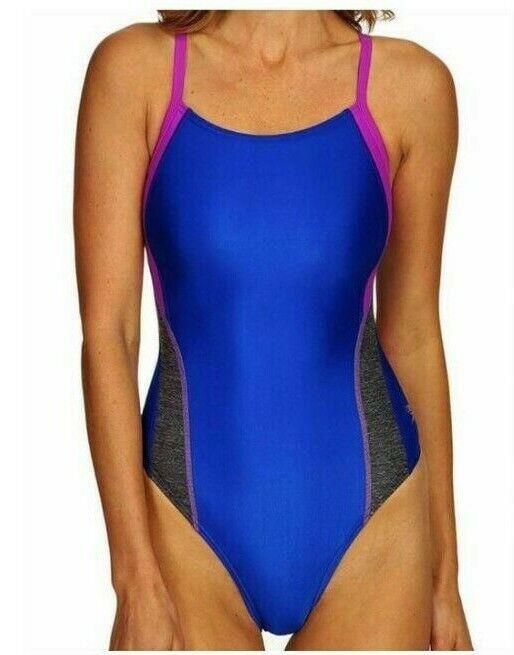 Speedo Women's Swimsuit One Piece Relaunch Splice Flyback ProLT Swimwear