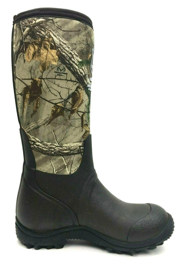 Field & Stream Men's Tracker Boots 7mm Neoprene Rutland Camo Black Size 6 New