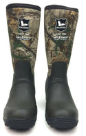 Field & Stream Men's Tracker Boots 7mm Neoprene Rutland Camo Black Size 6 New