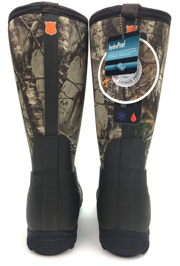 Field & Stream Men's Tracker Boots 7mm Neoprene Rutland Camo Black Size 6 New