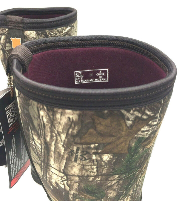 Field & Stream Men's Tracker Boots 7mm Neoprene Rutland Camo Black Size 6 New