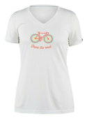 Women's Cycling T-Shirt Louis Garneau Share the Road Short Sleeve Tee White New