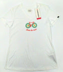 Women's Cycling T-Shirt Louis Garneau Share the Road Short Sleeve Tee White New