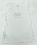 Women's Cycling T-Shirt Louis Garneau Share the Road Short Sleeve Tee White New