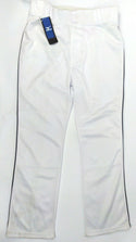 Mizuno Men's MVP Pro Piped Open Hemmed Bottom Baseball Pants White XL