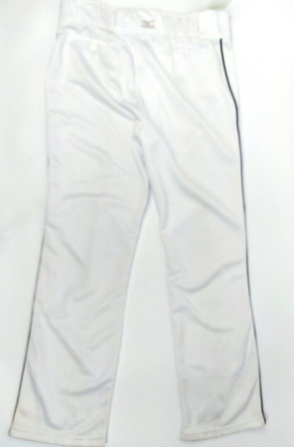 Mizuno Men's MVP Pro Piped Open Hemmed Bottom Baseball Pants White XL