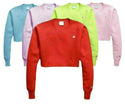 Lot of 50 Champion Life Women's Crop Top Cut Off Crew Reverse Weave Sweatshirt