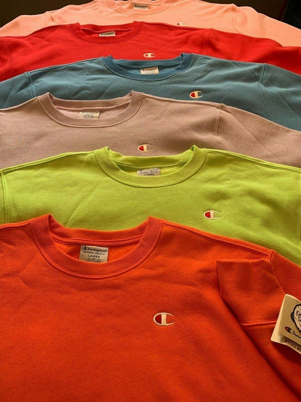 Lot of 50 Champion Life Women's Crop Top Cut Off Crew Reverse Weave Sweatshirt