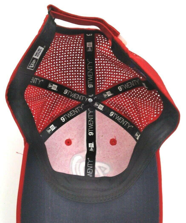 Washington Nationals New Era Hat Perforated Pivot 9TWENTY Adjustable Red OSFA