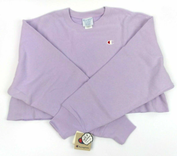 Lot of 50 Champion Life Women's Crop Top Cut Off Crew Reverse Weave Sweatshirt