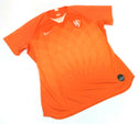 Netherlands Women's Home Jersey Nike Short Sleeve Orange XL