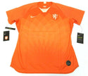 Netherlands Women's Home Jersey Nike Short Sleeve Orange XL