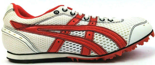 Asics Men's Hyper-LD Track and Field Running Shoes Cleated White Red Size 8.5