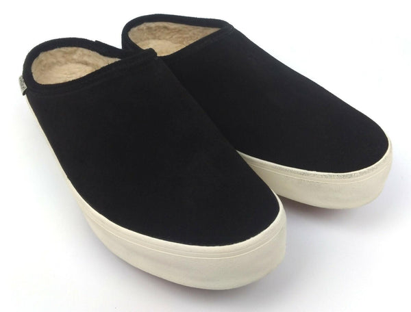 Staheekum Women's Plush Lining Indoor Outdoor Cami Mule Black Size 6