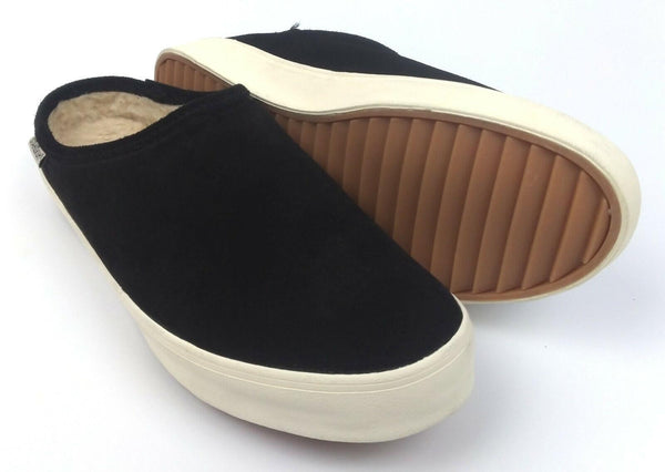 Staheekum Women's Plush Lining Indoor Outdoor Cami Mule Black Size 6