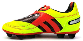 Adidas Kid's Soccer Shoes Unisex Pred Absolado X TRX FG J Yellow Red Size 2.5