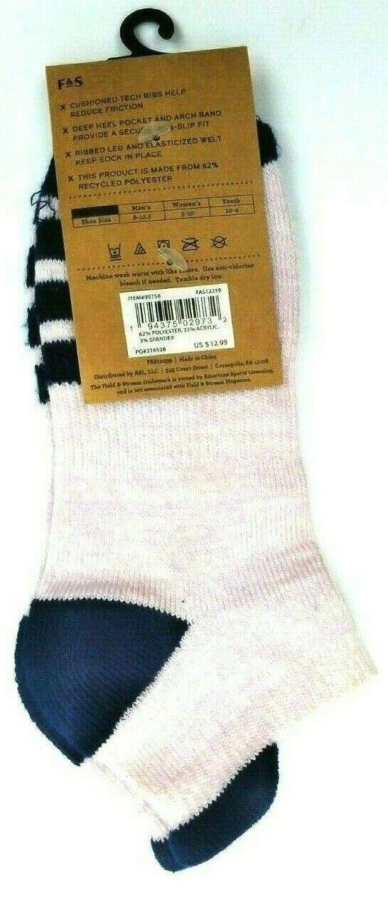Field & Stream Women's Socks Cozy Explorer Low Cut Tab Potent White Medium