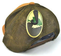 Outdoor Cap Men's Cap Mossy Oak Shield Hat Mesh Back Snap Closure Khaki One Size