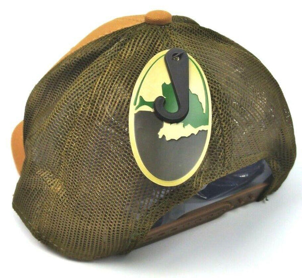 Outdoor Cap Men's Cap Mossy Oak Shield Hat Mesh Back Snap Closure Khaki One Size