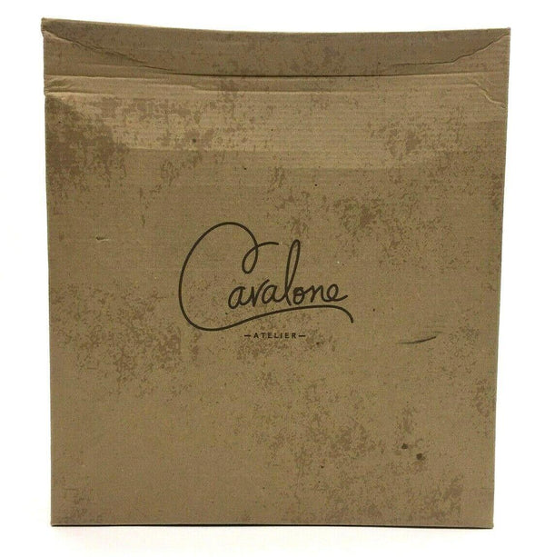Cavalone Renata Women's Suede Beaded Ankle Boots Black Silver Size 6.5 New