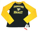 Youth Hockey Jersey NHL Pittsburgh Penguins Long-sleeved Yellow Black XL - 18/20