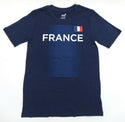 Outerstuff Boy's T-Shirt France One Team Short Sleeve Youth Navy Large - New