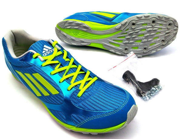 Adidas Men's XCS 2 M Track and Field Cleated Running Shoes Lime Blue New in Box