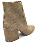 Lucky Brand Women's Boots High Ankle Rainns Block Heel Feather Grey 8.5M New