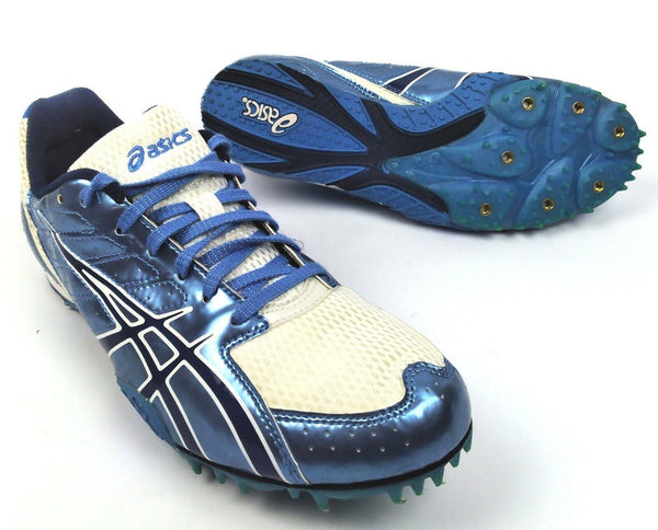 Asics Women's Running Shoes Hyper Rocketgirl III Track Blue White Black Size 8.5